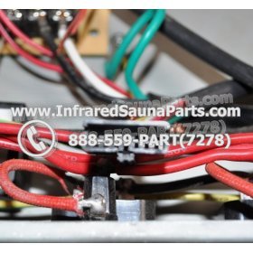 COMPLETE CONTROL POWER BOX WITH CONTROL PANEL - COMPLETE CONTROL POWER BOX CAL SAUNA INFRARED SAUNA STYLE 2 WITH ONE CONTROL PANEL 8