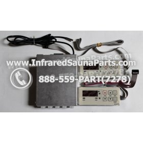 COMPLETE CONTROL POWER BOX WITH CONTROL PANEL - COMPLETE CONTROL POWER BOX SUNETTE INFRARED SAUNA WITH TWO CONTROL PANEL 1