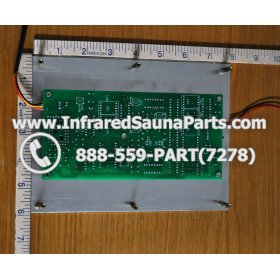 CIRCUIT BOARDS WITH  FACE PLATES - CIRCUIT BOARD WITH FACE PLATE PRECISION THERAPY INFRARED SAUNA 12092007 MANUAL ON OFF SWITCH 3