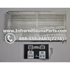 COMPLETE CONTROL POWER BOX WITH CONTROL PANEL - COMPLETE CONTROL POWER BOX HYDRA INFRARED SAUNA STYLE 2 WITH ONE CONTROL PANEL 2