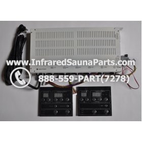 COMPLETE CONTROL POWER BOX WITH CONTROL PANEL - COMPLETE CONTROL POWER BOX HEALTHLAND  INFRARED SAUNA STYLE 4 WITH TWO CONTROL PANELS 1