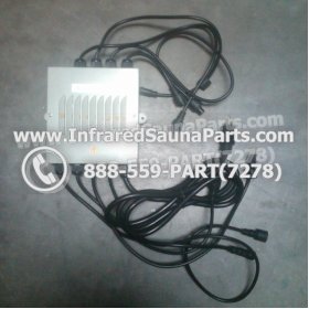 COMPLETE CONTROL POWER BOX 110V / 120V - COMPLETE CONTROL POWER BOX 110V  120V HEATWAVE INFRARED SAUNA WITH 8 HEATER PLUGS v1 12