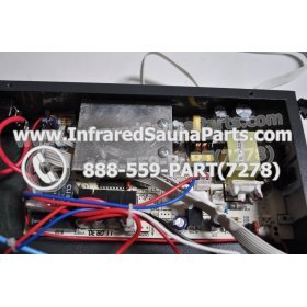 COMPLETE CONTROL POWER BOX 110V / 120V - COMPLETE CONTROL POWER BOX 110V  120V WITH 7 CIRCUIT BOARD PINS  6 FEMALE PLUGS SUPPLY WORLD INFRARED SAUNA 14