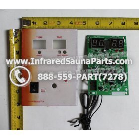 CIRCUIT BOARDS WITH  FACE PLATES - CIRCUIT BOARD WITH FACEPLATE FOR ICONO SAUNA USA INFRARED SAUNA MAIN 2