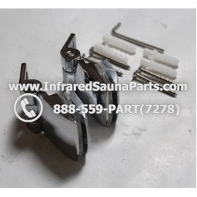 DOOR HINGES - GLASS DOOR HINGE STYLE 7 COMPLETE SET 11