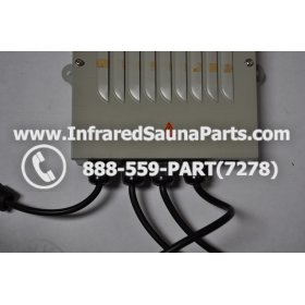 COMPLETE CONTROL POWER BOX 110V / 120V - COMPLETE CONTROL POWER BOX 110V / 120V FED INTL.INFRARED SAUNA WITH 8 HEATER PLUGS v1 3