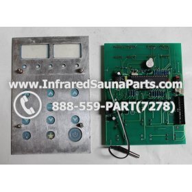 CIRCUIT BOARDS WITH  FACE PLATES - CIRCUIT BOARD WITH FACEPLATE HEALTHSTAR SAUNA  H 23217 MAIN 3