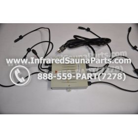 COMPLETE CONTROL POWER BOX 220V / 240V - COMPLETE CONTROL POWER BOX 220V / 240V HEATWAVE INFRARED SAUNA WITH 8 HEATER PLUGS v1 8