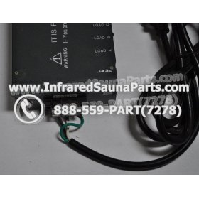 COMPLETE CONTROL POWER BOX 220V / 240V - COMPLETE CONTROL POWER BOX 220V / 240V WITH 7 CIRCUIT BOARD PINS  6 FEMALE PLUGS SUPPLY WORLD INFRARED SAUNA 4