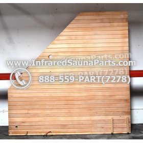 WOOD SAUNA ROOF - HEMLOCK WOOD CORNER SAUNA ROOF ( 55.8" x 55.8" ) 3