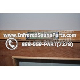 WOOD SAUNA WALLS - HEMLOCK WOOD SAUNA PANEL WITH GLASS OUT ( 73" x 48.5" ) IN ( 65" x 23.7" ) 6