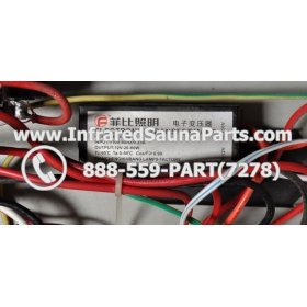 COMPLETE CONTROL POWER BOX WITH CONTROL PANEL - COMPLETE CONTROL POWER BOX KEYSBACKYARD INFRARED SAUNA STYLE 2 WITH ONE CONTROL PANEL 8