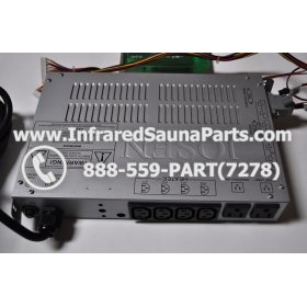 COMPLETE CONTROL POWER BOX WITH CONTROL PANEL - COMPLETE CONTROL POWER BOX KEYSBACKYARD INFRARED SAUNA STYLE 3 WITH ONE CONTROL PANEL 5