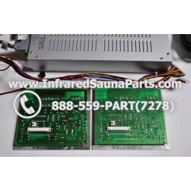 COMPLETE CONTROL POWER BOX WITH CONTROL PANEL - COMPLETE CONTROL POWER BOX JOSEN INFRARED SAUNA STYLE 3 WITH TWO CONTROL PANELS 4