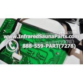 COMPLETE CONTROL POWER BOX WITH CONTROL PANEL - COMPLETE CONTROL POWER BOX GAIA INFRARED SAUNA STYLE 1 WITH TWO CONTROL PANELS 6