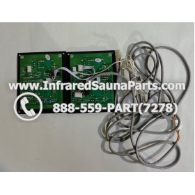 CIRCUIT BOARDS WITH  FACE PLATES - CIRCUIT BOARD WITH FACEPLATE CLEARLIGHT INFRARED SAUNA WO45A-SPCB COMBO 2