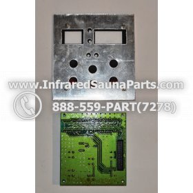 CIRCUIT BOARDS WITH  FACE PLATES - CIRCUIT BOARD WITH FACE PLATE WATERSTAR INFRARED SAUNA  06S085 4