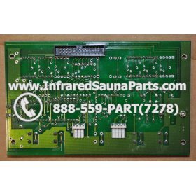 CIRCUIT BOARDS WITH  FACE PLATES - CIRCUIT BOARD WITH FACEPLATE LUX INFRARED SAUNA LYQPCB 8
