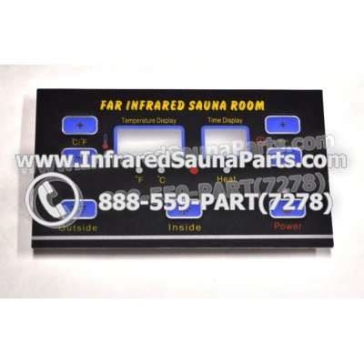 FACE PLATES - FACEPLATE FOR CIRCUIT BOARD LE REVE INFRARED SAUNA  H 41196 1